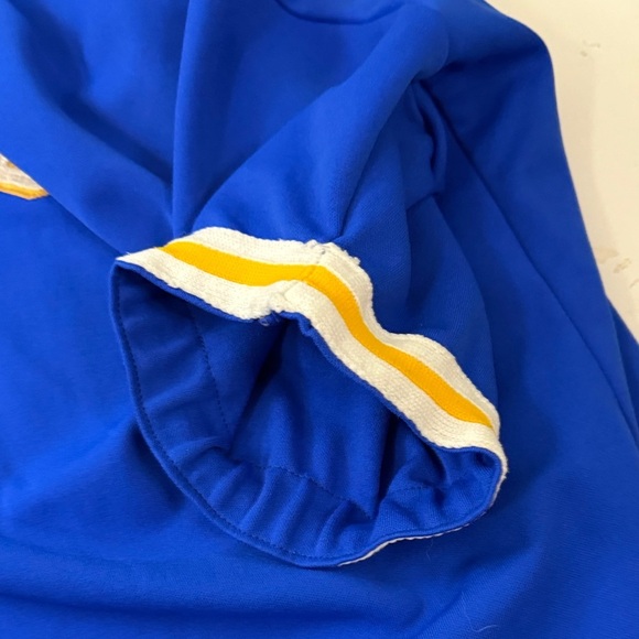 Basketball warm up shirt, Eagles, blue, gold and white, vintage - Picture 6 of 11